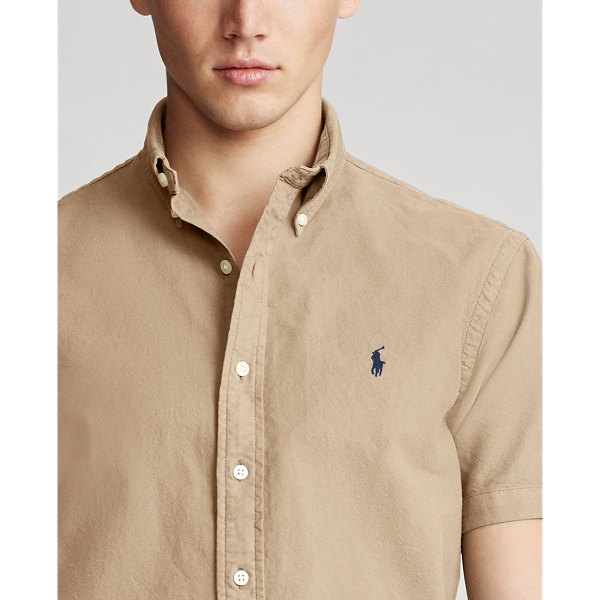 Surrey Tan Slim Fit Oxford Shirt Polo Ralph Lauren 6