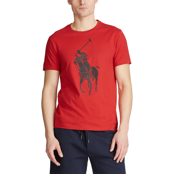 RL Red Custom Slim Big Pony T-Shirt Polo Ralph Lauren 3