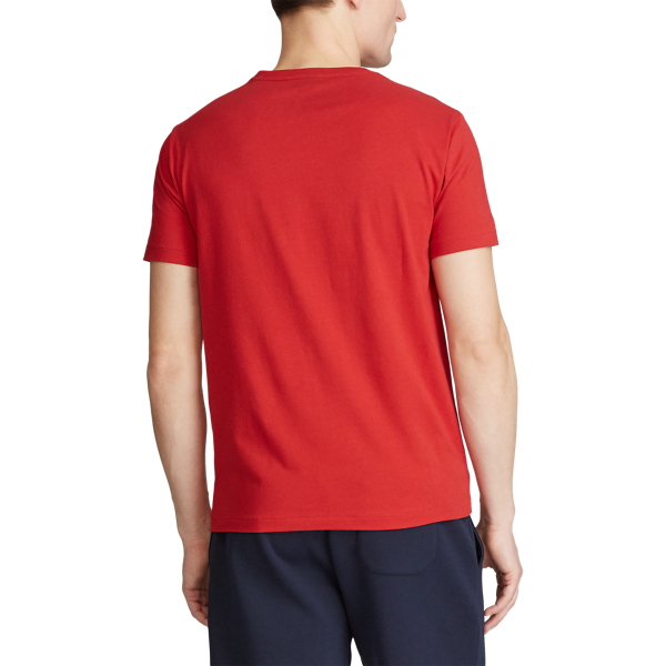 RL Red Custom Slim Big Pony T-Shirt Polo Ralph Lauren 4