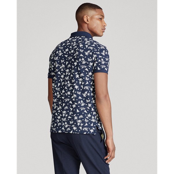 Polo tropical coupe ajust&eacute;e Polo Ralph Lauren en Refined Navy Wakeboarder 4