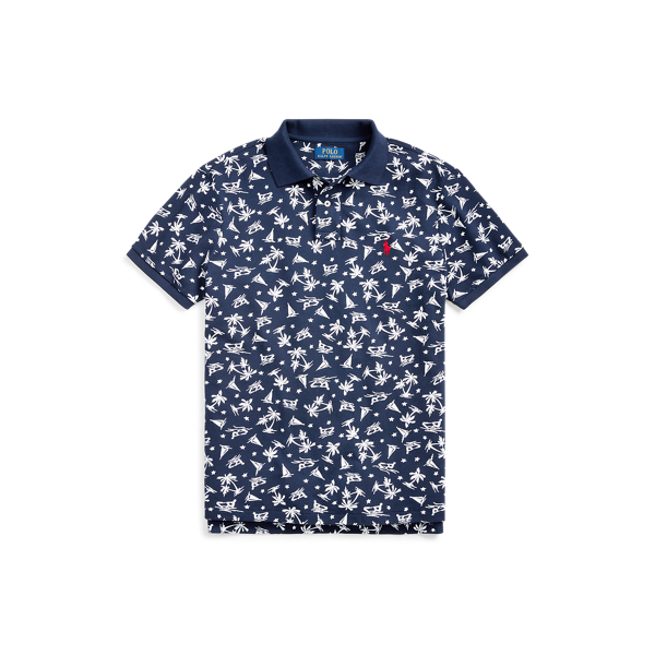 Polo tropical coupe ajust&eacute;e Polo Ralph Lauren en Refined Navy Wakeboarder 2