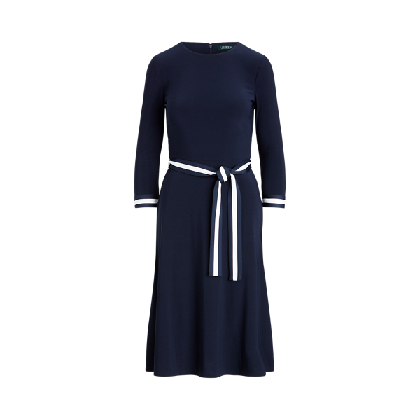 Belted Jersey Dress Lauren in 1