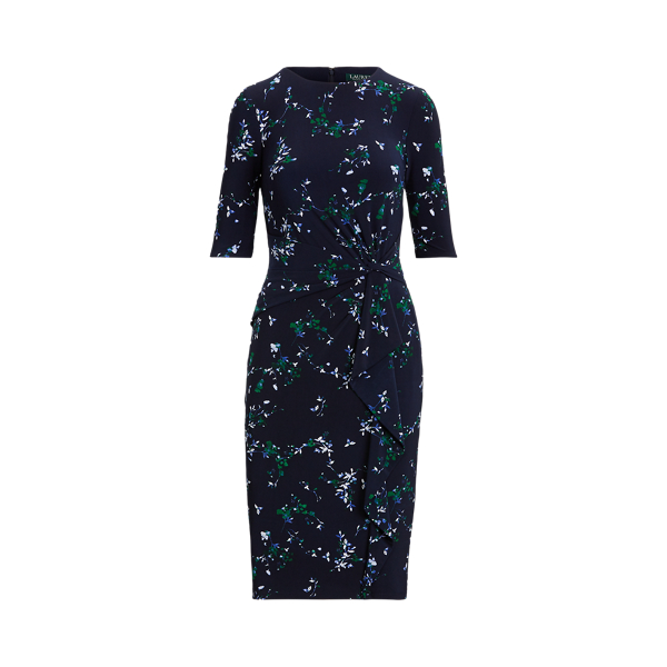 Twisted-Knot Jersey Dress Lauren 1