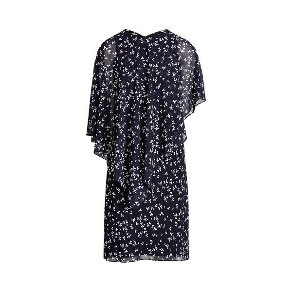 Floral Georgette Shift Dress Lauren 1