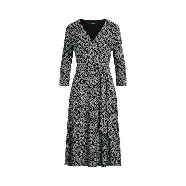 LRL Jersey Surplice Dress Lauren 1