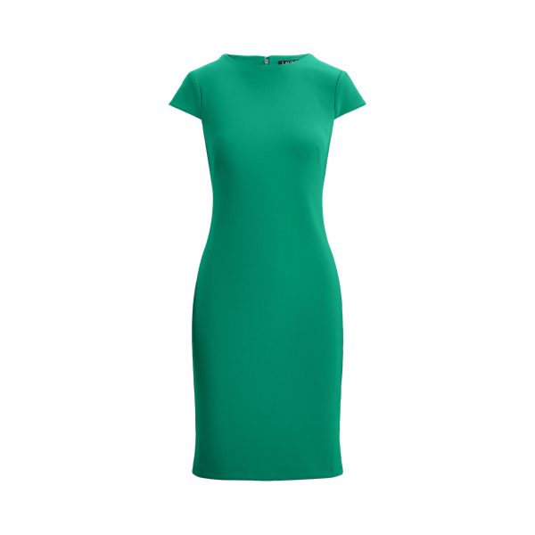 Cap-Sleeve Jersey Dress