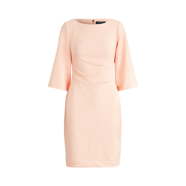 Ruched Crepe Dress Lauren em 1