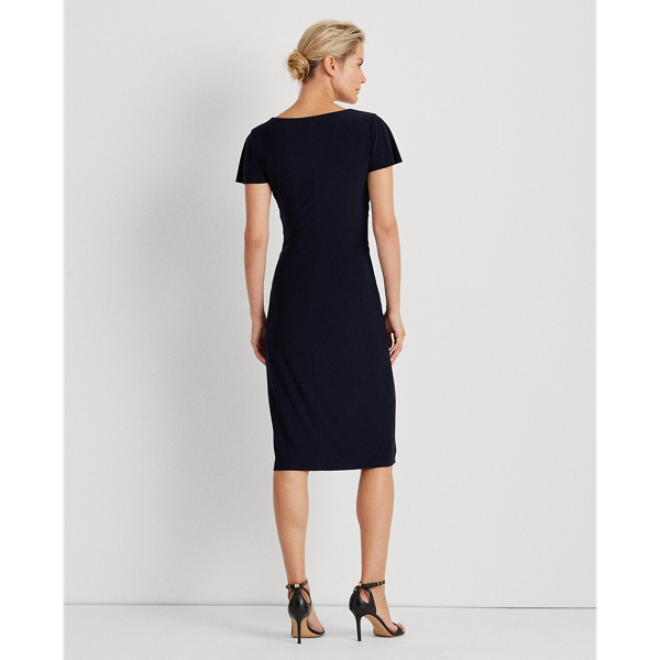 Abito in jersey con maniche volant Lauren in Blu navy faro 4