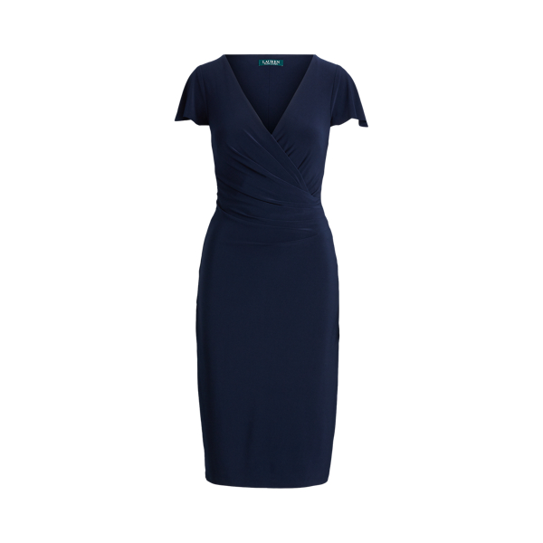 Abito in jersey con maniche volant Lauren in Blu navy faro 2
