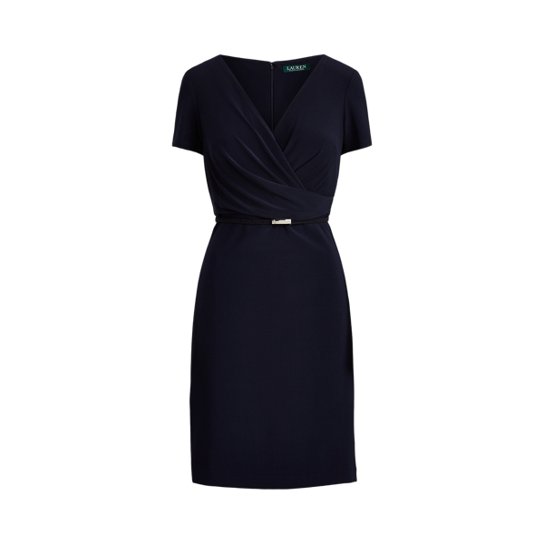 Surplice Matte Jersey Dress Lauren 1