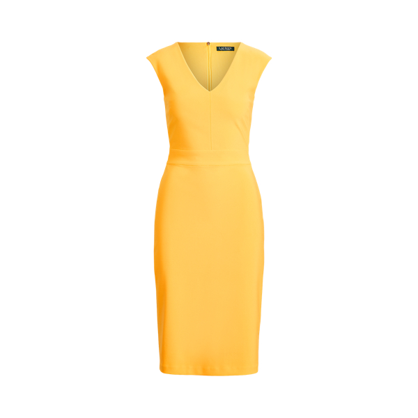 Jersey Cap-Sleeve Dress Lauren 1
