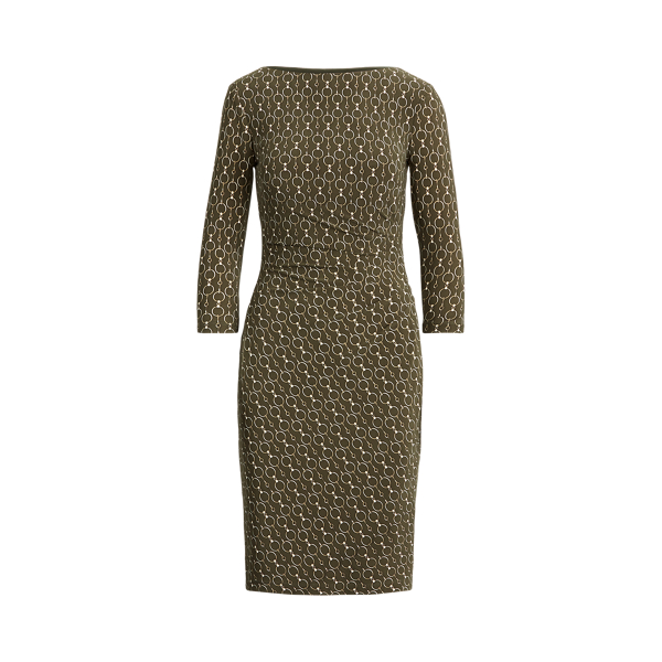 Print Ruched Jersey Dress Lauren in 1