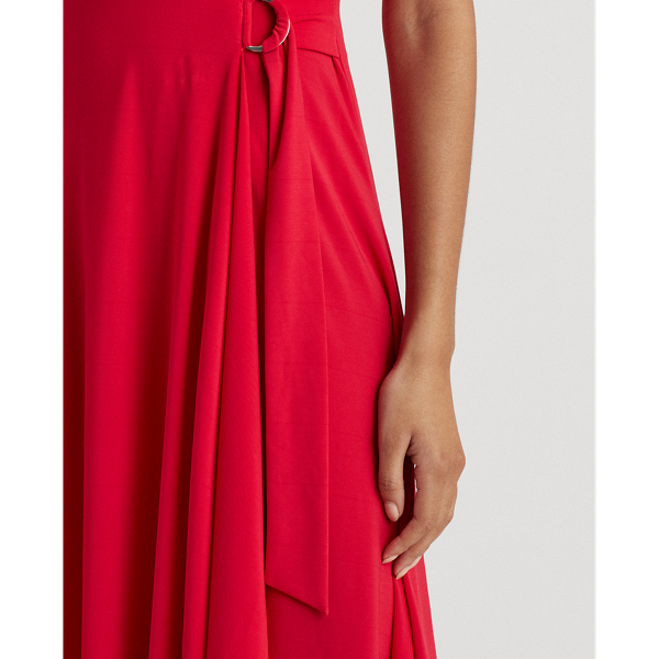 Berry Sorbet Jersey Cap-Sleeve Dress Lauren 6