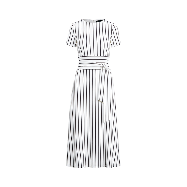 Striped Jersey Dress Lauren Petite 1