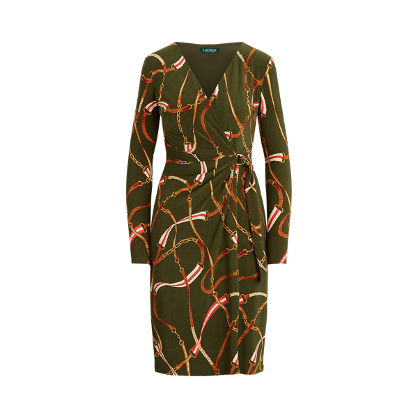 Robe portefeuille imprim&eacute;e Lauren Petite en 1