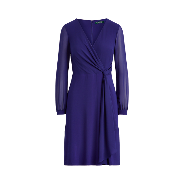 Georgettekleid mit V-Ausschnitt Lauren Petite in 1