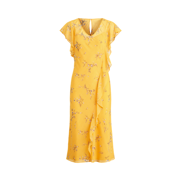 Abito in georgette a fiori Lauren Petite in 1