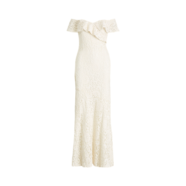 Lace Off-the-Shoulder Gown Lauren 1