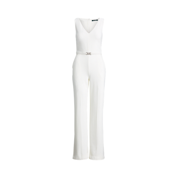 Belted Jersey Jumpsuit