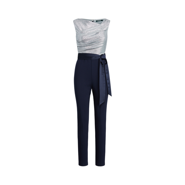 Metallic-Bodice Jumpsuit Lauren in 1