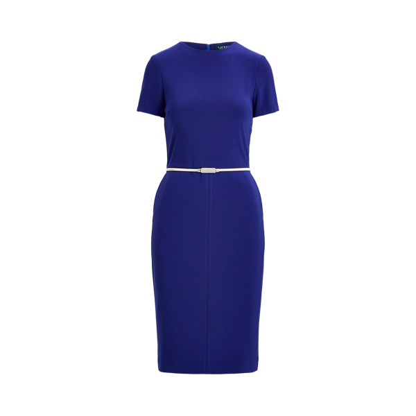 Belted Jersey Dress Lauren 1