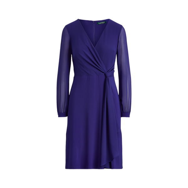 Surplice Georgette Dress Lauren 1
