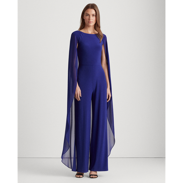 Chiffon Cape Jumpsuit for Women Ralph Lauren GI