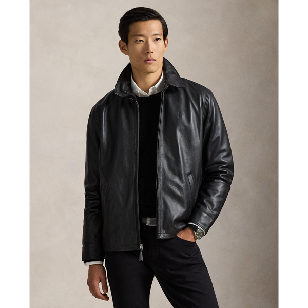 Lambskin Leather Jacket | Ralph Lauren UK