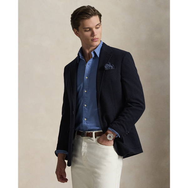 Bastille Blue Classic Fit Garment-Dyed Oxford Shirt Polo Ralph Lauren 7