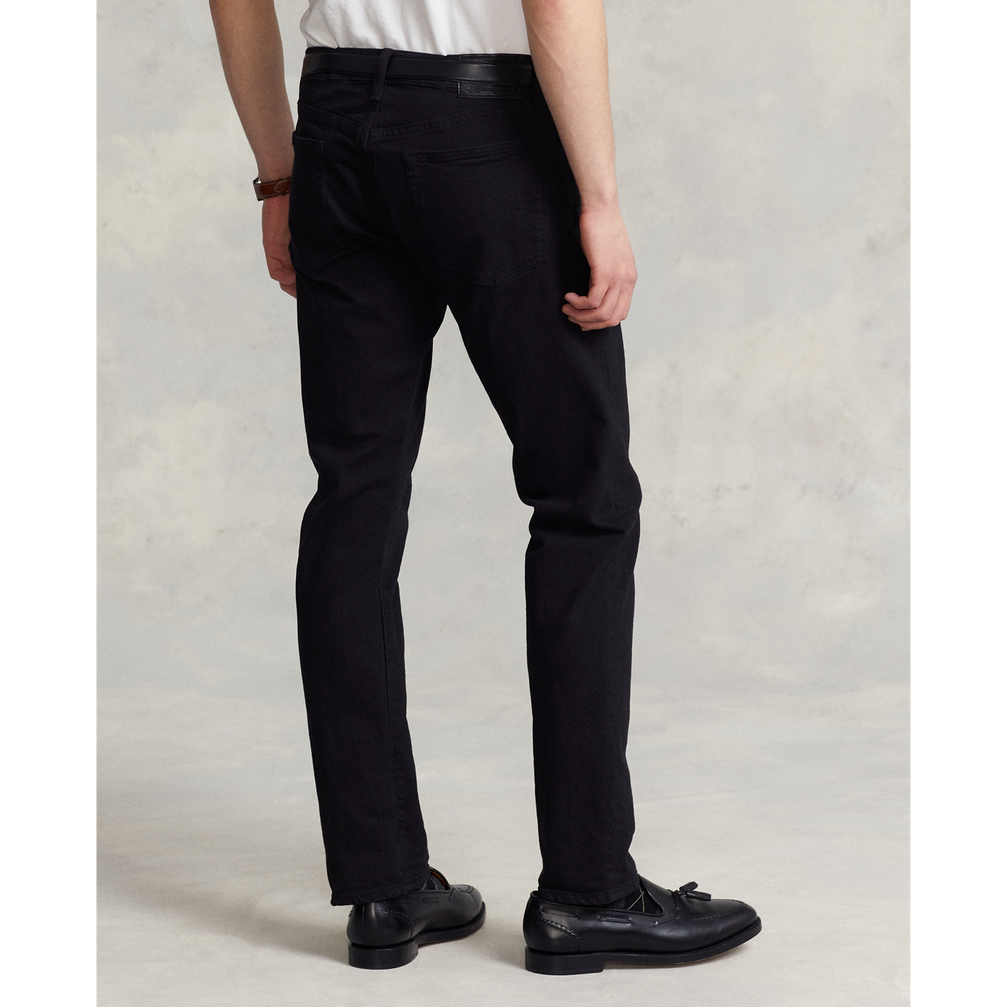 Мужские джинсы Polo Ralph Lauren Hampton Straight Stretch, цвет: Чёрный — фото 2