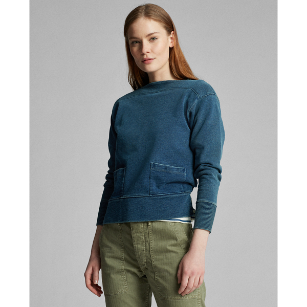 Indigo French Terry Sweatshirt