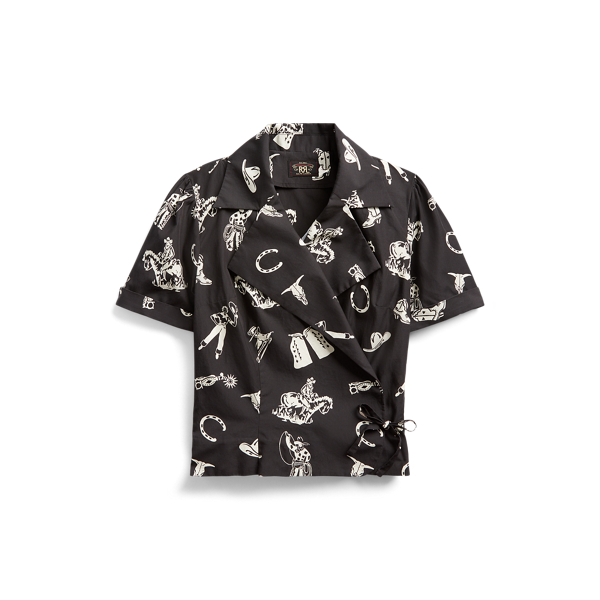 Camicetta con stampa western RRL in 1