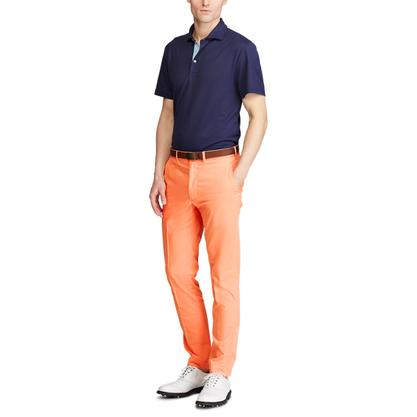 Peach Tree Slim Fit Performance Twill Trouser Polo Golf 2