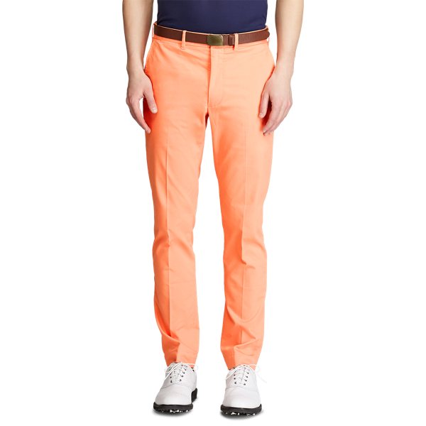 Peach Tree Slim Fit Performance Twill Trouser Polo Golf 3