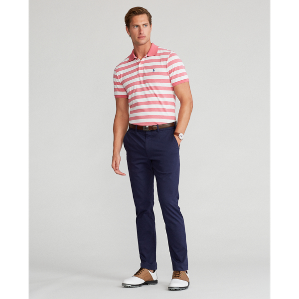 Refined Navy Slim Fit Performance Twill Pant Polo Golf 1