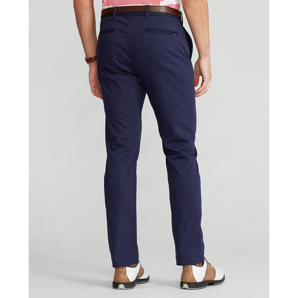 Refined Navy Slim Fit Performance Twill Pant Polo Golf 5