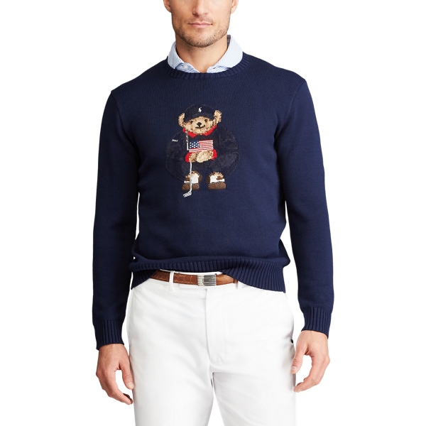 Pull de golf Polo Bear en coton mélangé