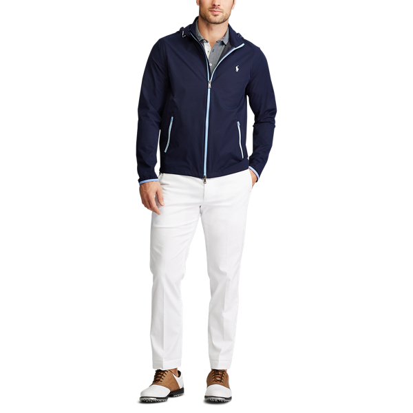 Refined Navy Packable Hooded Jacket Polo Golf 3