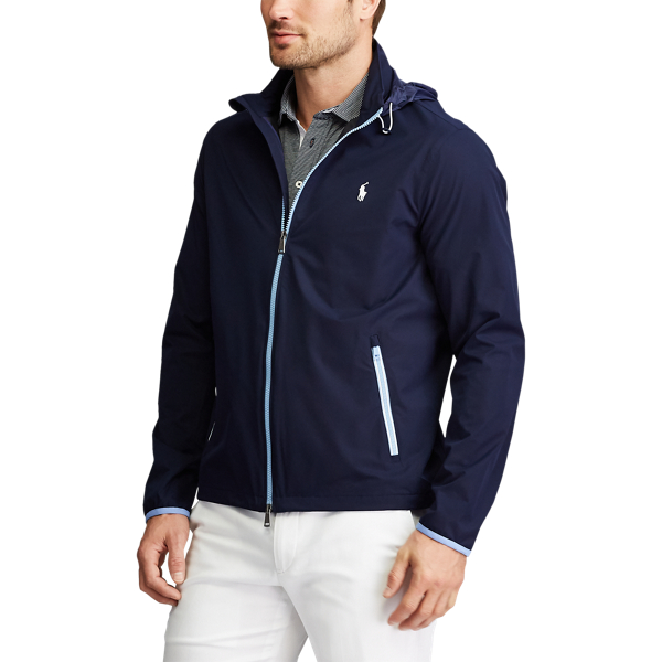 Refined Navy Packable Hooded Jacket Polo Golf 6