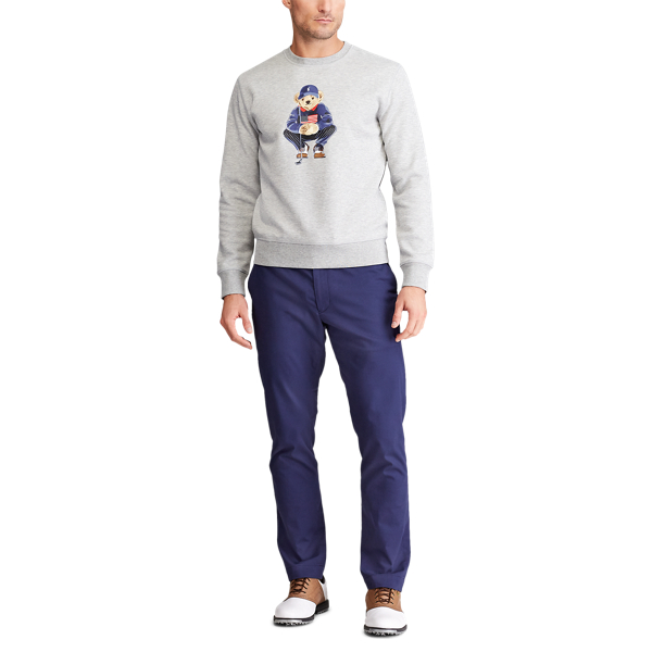 Felpa a maglia doppia Polo Bear Polo Golf in Light Grey Heather 2
