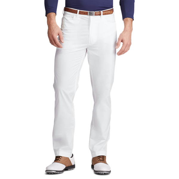 Ceramic White Slim Fit Performance Twill Trouser RLX 3