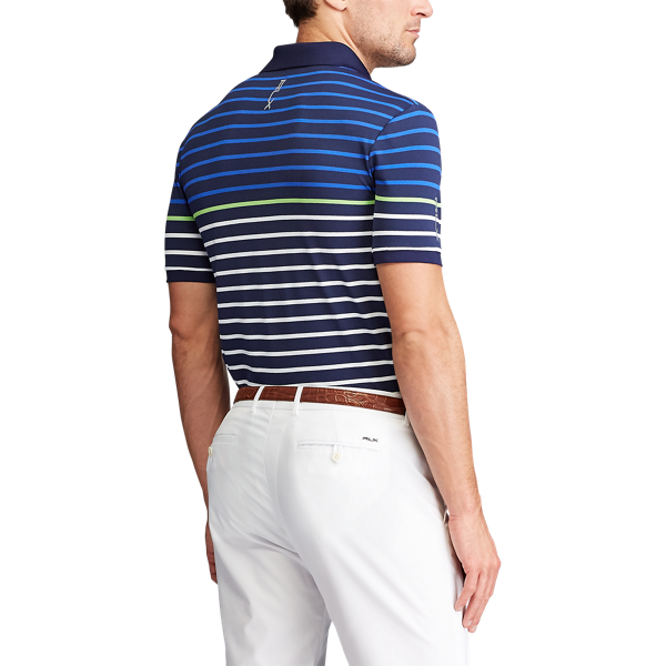 French Navy Custom Slim Tech Pique Polo RLX Golf 4