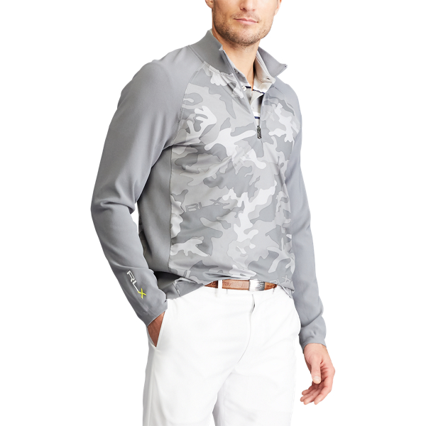 Camo Quarter-Zip Sweater RLX Golf in Camo Grey 5
