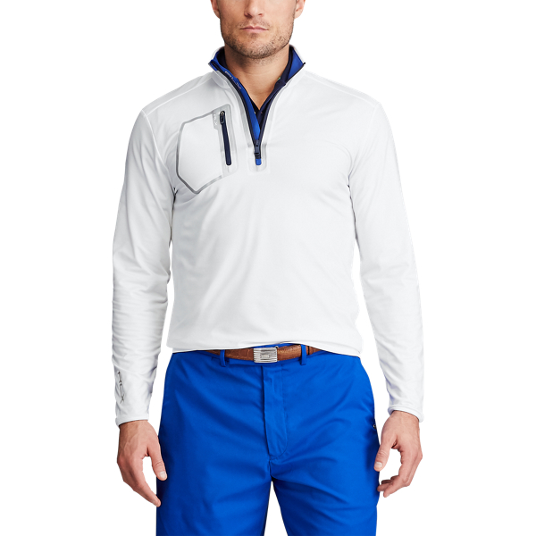 Ceramic White Performance Quarter-Zip Pullover RLX 3