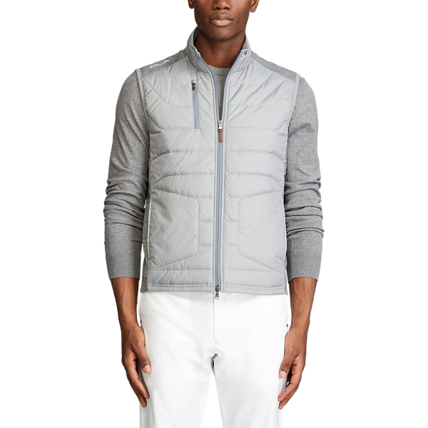Boulder Grey/Museum Grey Paneled Stretch Terry Vest RLX Golf 3