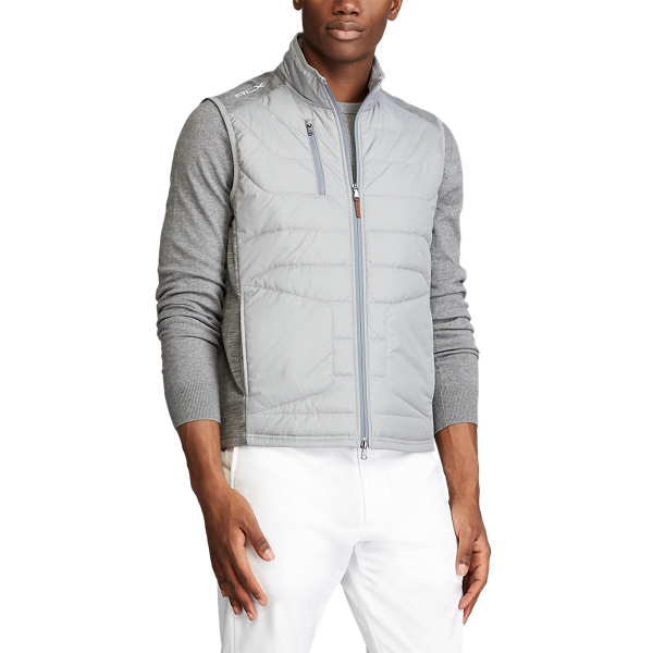 Boulder Grey/Museum Grey Paneled Stretch Terry Vest RLX Golf 5
