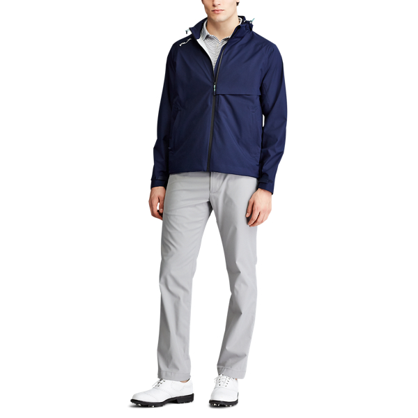 Veste &agrave; capuche hydrofuge RLX en Refined Navy 3