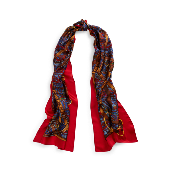 Camilla Silk Oblong Scarf