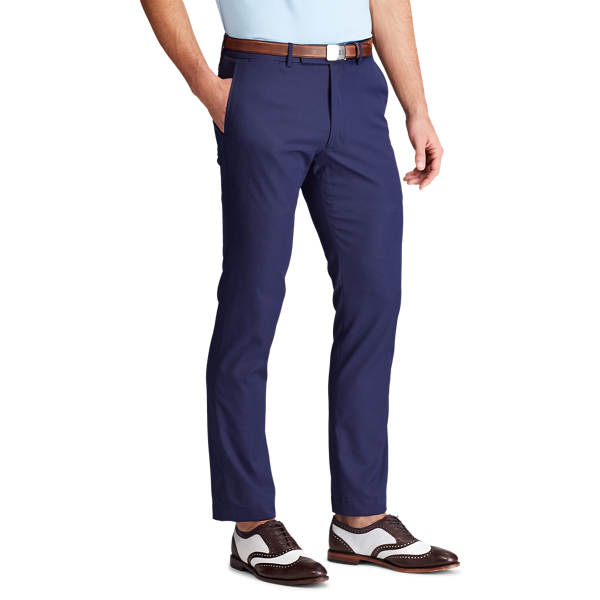 Refined Navy Slim Water-Repellent Golf Trouser RLX 5