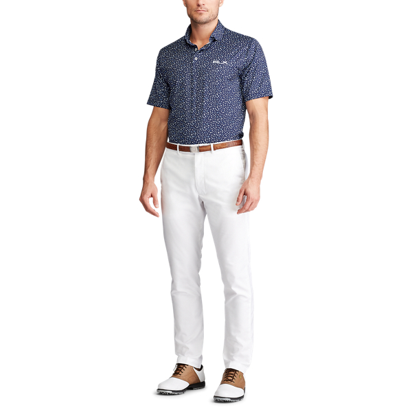 Navy Monterey Floral Custom Slim Performance Polo RLX 2